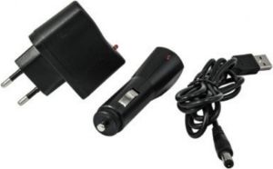 Dedra akumulatorowa 3W COB LED + 3W LED zasilacz USB na 230V i 12V (L1023) 2