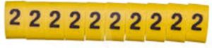 Ergom Oznacznik przewodów OZ-2 / 2 żółty 100szt. (E04ZP-01020400300) 1