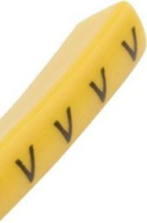 Ergom Oznacznik przewodów OZ-1 / V żółty 100szt. (E04ZP-01020204400) 1