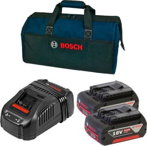 Bosch Zestaw dwóch akumulatorów 18V 5Ah z ładowarką w torbie (0615990J27) 1