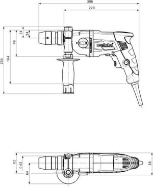 Wiertarka Metabo 600W 2