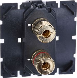 Legrand CELIANE Gniazdo głośnikowe bananowe pojedyncze (067312) 2