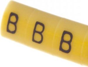 Ergom Oznacznik przewodów OZ-0 / B żółty 100szt. (E04ZP-01020102300) 1