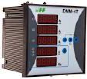 F&F Miernik parametrów sieci 3-fazowy 12-400V AC (DMM-4T) 1