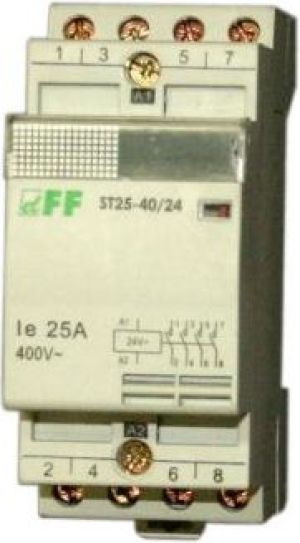 F&F Stycznik modułowy 25A 2Z 230V AC (ST25-20) 1