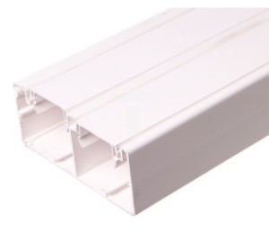 Kontakt-Simon Connect Kanał kablowy dwukomorowy Cabloplus PVC 130x55mm K45 czysta biel TK12102/9 1