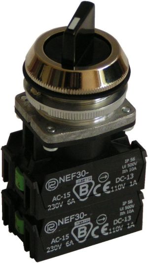 Promet Przycisk sterowniczy 30mm NEF30-TPc4X czarny (W0-NEF30-TPC 4X S) 1