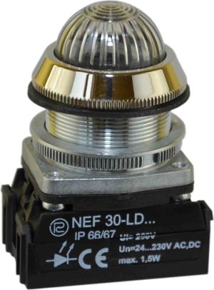 Promet Lampka sygnalizacyjna 30mm 24 - 230V AC / DC IP56 czerwono-zielona (W0-LDU1-NEF30LDS CZ) 1