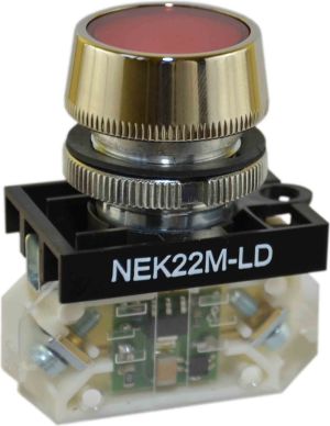 Promet Lampka sygnalizacyjna 22mm 24 - 230V AC / DC IP65 czerwona (W0-LDU1-NEK22MLD C) 1