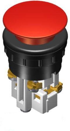 Promet Przycisk sterowniczy 38mm czerwony z samopowrotem 1Z 1R (W0-N1-1DP C) 1