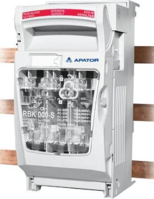 Apator Rozłącznik izolacyjny bezpiecznikowy RBK 000 pro-SD-M zaciski śrubowe M8 70mm2 (63-823234-041) 1