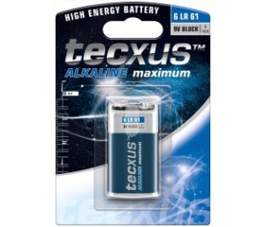 Tecxus Bateria 9V Block 1 szt. 1