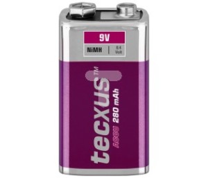 Tecxus Akumulator 9V Block 280mAh 1 szt. 2