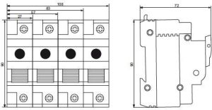 Kanlux Rozłącznik bezpiecznikowy 63A KSF02-63-3P (23343) 2