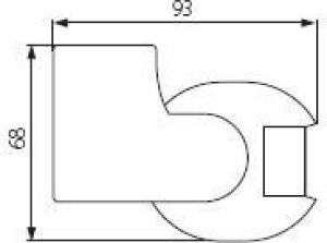 Kanlux Czujnik ruchu Aler JQ-30-W biały 1000W 160° (00460) 2