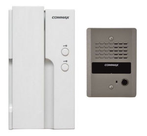 Commax Zestaw domofonowy jednoabonentowy unifon zasilanie 230V (DP-2HPR/DR-2GN) 1