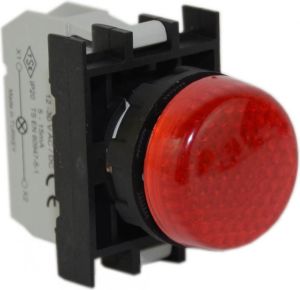 Emas Lampka sygnalizacyjna 12 - 30V AC / DC czerwona (T0-B060XK) 1