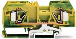 Wago Złączka szynowa PE 2-przewodowa 16mm2 żółto-zielona (283-907) 1