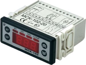 Novatek-Electro Regulator temperatury MCK-102-2 + 2 czujniki NTC Honeywell 1