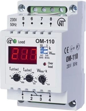 Novatek-Electro Ogranicznik poboru mocy 1-fazowy (OM-110) 1