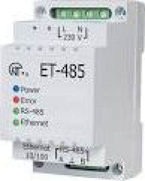 Novatek-Electro Konwerter interfejsów Ethernet 10BASE-T 100BASE-T i Modbus RS-485 (ET-485) 1