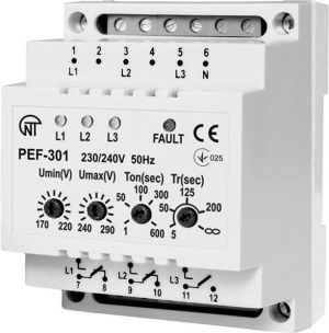 Novatek-Electro Automatyczny przełącznik faz 16A 400V AC (PEF-301) 1