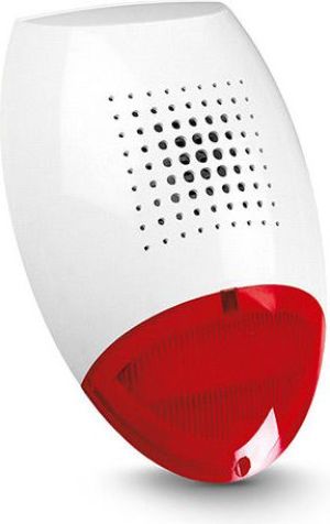 Satel Sygnalizator optyczno-akustyczny zewnętrzny z czerwonym światłem LED (SP-500 R) 1