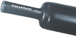 Cellpack Rura termokurczliwa grubościenna z klejem czarna 6 - 22mm x 1m (127505) 1