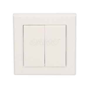 Orno Włącznik podwójny natynkowy, sterowany bezprzewodowo Smart Living 2