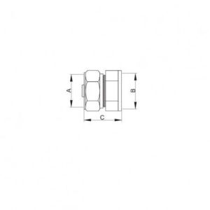 Hydroland Złączka PEX/GW skręcana (PX-R.MG.25X1) 2