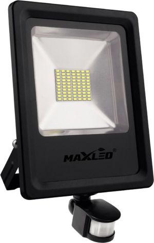 Naświetlacz MAXLED Naświetlacz LED z czujnikiem ruchu 10W CW IP65 (SD-NAS109MX) 1