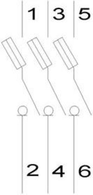 Siemens Rozłącznik bezpiecznikowy z podstawą do 63A 3P D02 (5SG7133) 3