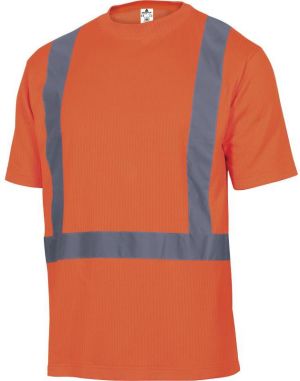 Delta Plus T-shirt ostrzegawczy z krótkimi rękawami pomarańczowy fluo XL (FEEDEORXG) 1