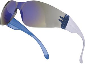 Delta Plus Okulary ochronne z poliwęglanu przydymione odblaskowe UV400 (BRAV2FF) 1