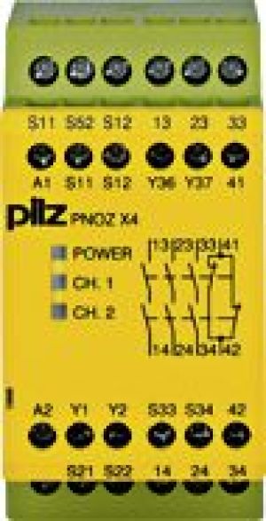 Pilz Przekaźnik bezpieczeństwa PNOZ X4 24VDC 3Z 1R (774730) 1