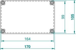 Elektro-Plast Puszka hermetyczna Industrial n/t 170 x 105 x 112mm IP65 szara (2708-00) 3