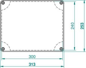 Elektro-Plast Puszka hermetyczna Industrial n/t 313 x 253 x 115mm IP65 szara (2723-00) 3
