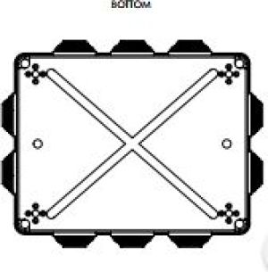 Elektro-Plast Puszka hermetyczna Industrial n/t 249 x 198 x 81mm z 10 dławnicami IP55 szara (2716-02) 4