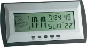 Stacja pogodowa TFA Stacja pogodowa cyfrowa od -10 do 50°C wilgotność 20 - 90% 1 x AAA srebrna (35.1065) 1