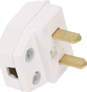 Powstaniec Wtyczka kątowa 24V z płaskimi bolcami 10A 2P 96-000-10 - 96-000-10 1