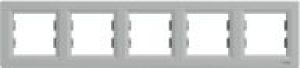 Schneider Electric Ramka 5-krotna pozioma aluminium (EPH5800561) 1