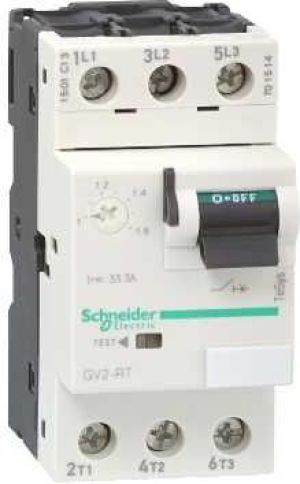 Schneider Wyłącznik silnikowy 3P 2,2kW 4-6,3A (GV2RT10) 1