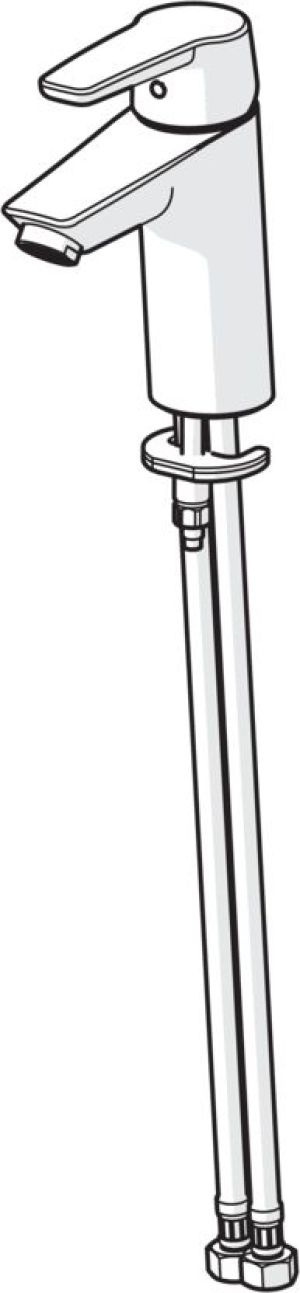 Bateria umywalkowa Oras Saga stojąca chrom (3911F) 3