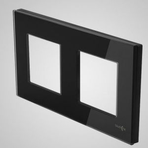 Touchme Ramka podwójna szklana czarna (TM716B) 1
