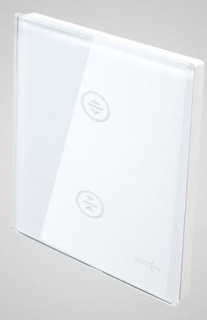 Touchme TouchMe Duży panel szklany, żaluzjowy, biały (TM727W) 1