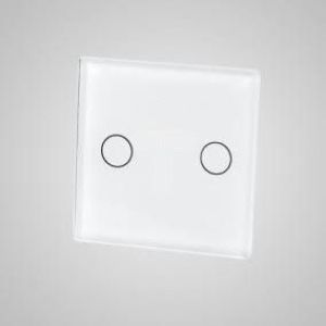 Touchme TouchMe Mały panel szklany, łącznik podwójny, biały (TM531W) 1
