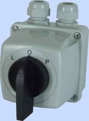 Elektromet Łącznik krzywkowy L-0-P 3P 25A IP44 Łuk E25-43 w obudowie (952542) 1