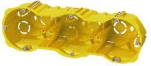 Elektro-Plast Puszka podtynkowa głeboka bezhalogenowa samogasnąca żółta (0287-0N) 1