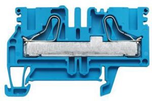 Weidmuller Złączka szynowa szeregowa 2-przewodowa sprężynowa 6/10mm2 niebieska (1896270000) 1