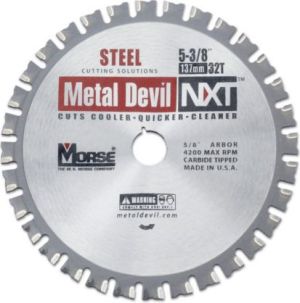 M.K. Morse Piła widiowa TCT do cięcia stali Metal Devil NXT 137mm 32z (MORSE-PTA-MDNXT-137-32-S) 1